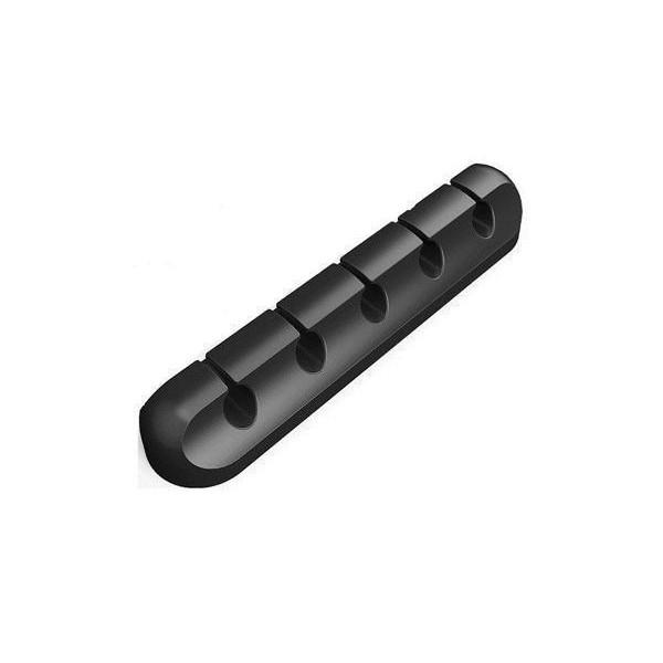 ケーブルクリップ ケーブルホルダー ブラック シリコン 収納 机上 配線 デスク 整理 整頓 ((S