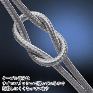 AUX ケーブル 3.5mm 1m シルバー ...の詳細画像3