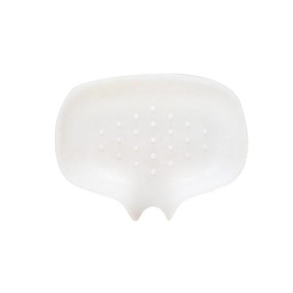 ソープディッシュ  ホワイト シリコン リコン素材 割れない 石鹸置き 石鹸 トレイ 日用品 洗面所...