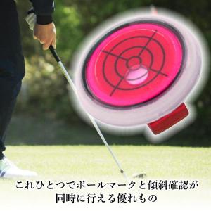 ゴルフ 水平器 レッド マーカー マグネット ...の詳細画像2