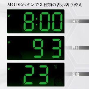 目覚まし時計 置き時計 デジタル LEDライト...の詳細画像2