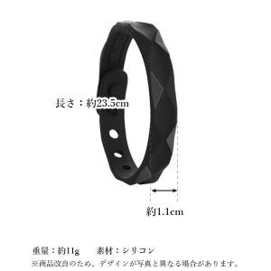 静電気除去 ブレスレット ブラック シリコン ...の詳細画像4