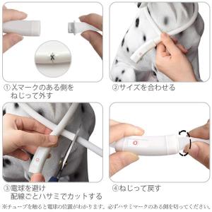 犬 猫 光る 首輪 LED レインボー 夜間 ...の詳細画像2