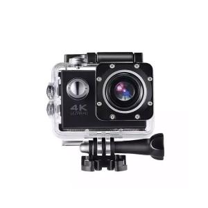 アクションカメラ ウェアラブルカメラ ブラック 4K 高画質 スポーツカメラ バイク用小型カメラ 防水 防塵 水中撮影 スポーツ  ((S