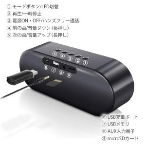 スピーカー ブラック Bluetooth 無線...の詳細画像5