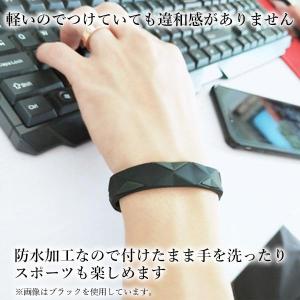 静電気除去 ブレスレット レッド シリコン 防...の詳細画像3