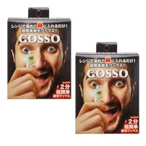 2個セット ゴッソ ブラジリアンワックス 10回分 鼻毛脱毛セット 両鼻 GOSSO