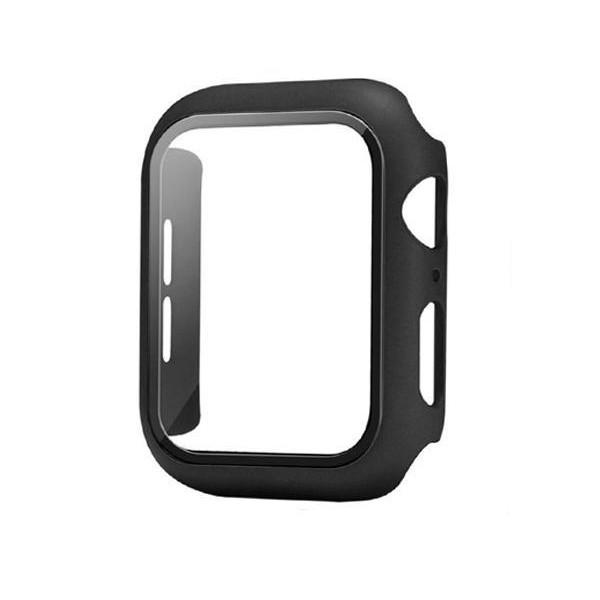 アップルウォッチカバー ケース ブラック 保護カバー 全面 保護  耐衝撃 ケース全面 薄型  Ap...