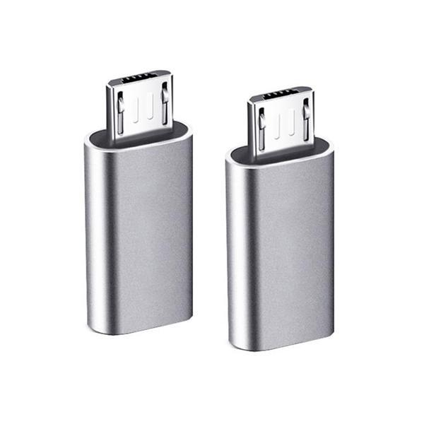 2個セット micro usb type-c 変換アダプタ type-c to マイクロusb 充電...