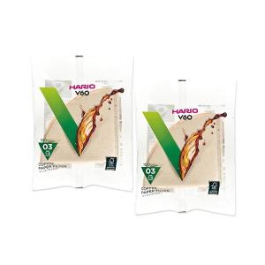 2個セット ハリオ VCF-03-100M V60用ペーパーフィルター 1~6杯用 100枚入り 03M みさらし HARIO