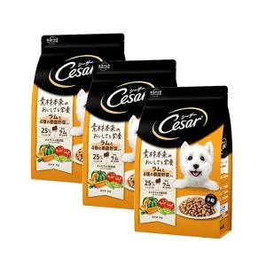 Cesar ドッグフード チキン 3kg 3個セット シーザー ドライ 成犬用 チキンと4種の農園野菜入り 超小粒