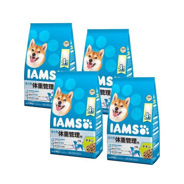 4個セット マースジャパン アイムス ドッグフード 成犬用 体重管理用 小粒 チキン 2.6kg ド...