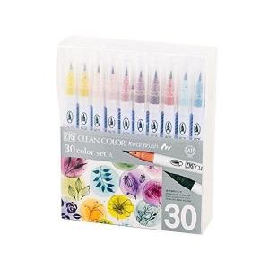 呉竹 RB-6000AT/30VA 筆ペン 水性 ZIG クリーンカラー リアルブラッシュ