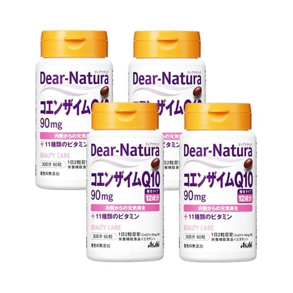 4個セット アサヒ ディアナチュラ コエンザイムQ10 60粒