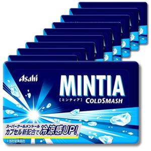 10個セット アサヒグループ食品 ミンティア コールドスマッシュ 50粒｜ベストワン