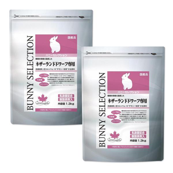 2個セット イースター バニーセレクション ネザーランドドワーフ専用 1.3kg うさぎ用