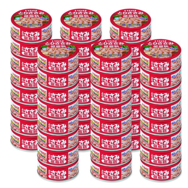 48個セット いなば食品 とりささみフレーク 低脂肪 70g