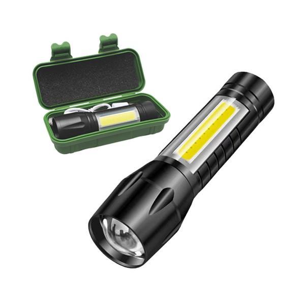 懐中電灯 充電式 LED 強力 I型 USB 充電 小型 ハンディライト 防水 LEDライト 防災 ...