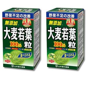 2個セット 山本漢方製薬 大麦若葉青汁粒100% 280粒