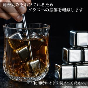 ステンレス氷 溶けない氷 アイスキューブ 8個...の詳細画像3
