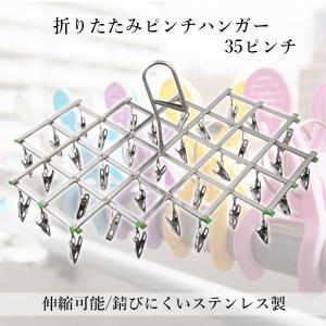 2個セット 洗濯ハンガー ピンチハンガー ステ...の詳細画像1