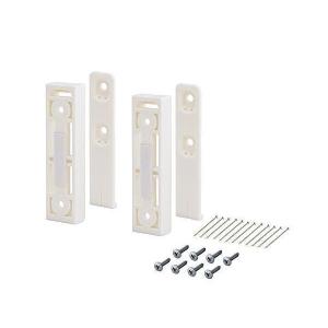 2個セット 平安伸銅工業  KXO-210 ホワイト LABRICO DIY収納パーツ ナゲシレール ブラケット