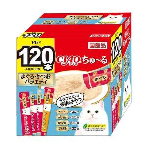 チャオ　ちゅーる　4種バラエティ　320本 チャオ ちゅ〜る まぐろバラエティ 4種 ( 14g*40本入 )/ ちゅー