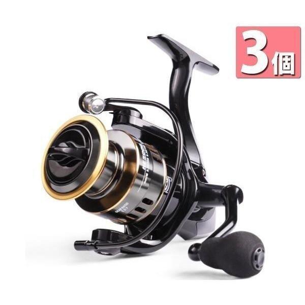 3個セット スピニングリール 軽量 4000番 耐久性 釣り リール 投げ釣り 淡水釣り 海釣り 海...