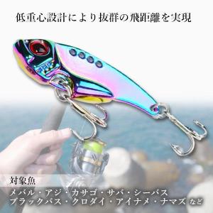 3個セット ルアー バイブレーションルアー メ...の詳細画像3