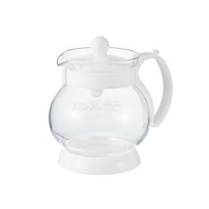 ハリオ JPP-35-W  ジャンピングリーフP 350ml ホワイト ティーポット 耐熱ガラス HARIO