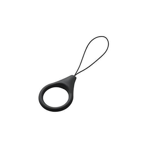 3個セット エレコム P-STF01LBK ブラック ストラップ リングストラップ 携帯 スマホ ス...