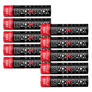 10個セット ロッテ ブラックブラックタブレット ストロングタイプ 32g