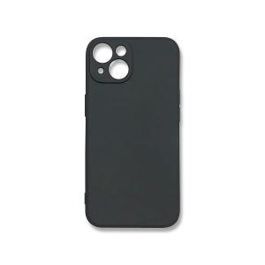 iPhone14ケース  iphoneケース シリコン カバー ブラック おしゃれ かわいい シンプル 耐衝撃 レンズ保護 アイフォン ((S｜bestone1