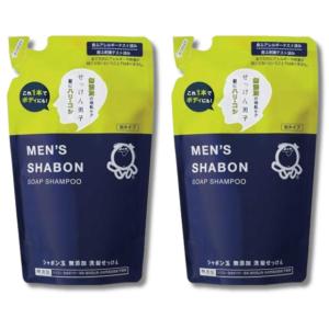 2個セット シャボン玉石けん メンズシャボンソープ シャンプー つめかえ用 420mL