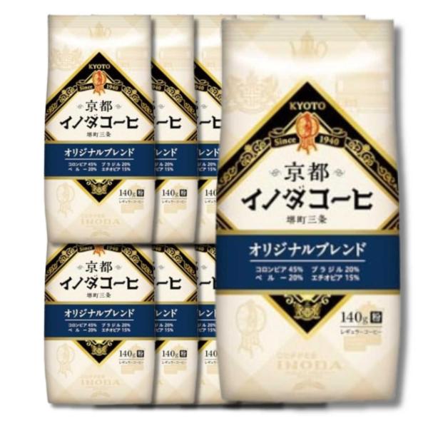12個セット キーコーヒー 京都イノダコーヒ オリジナルブレンド 粉 (FP) 140g