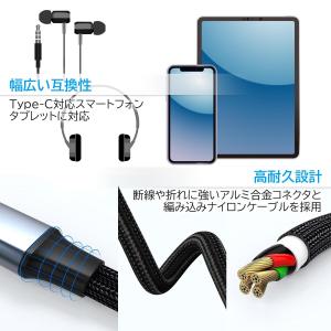 タイプc イヤホン 変換 2in1 通話対応 ...の詳細画像3