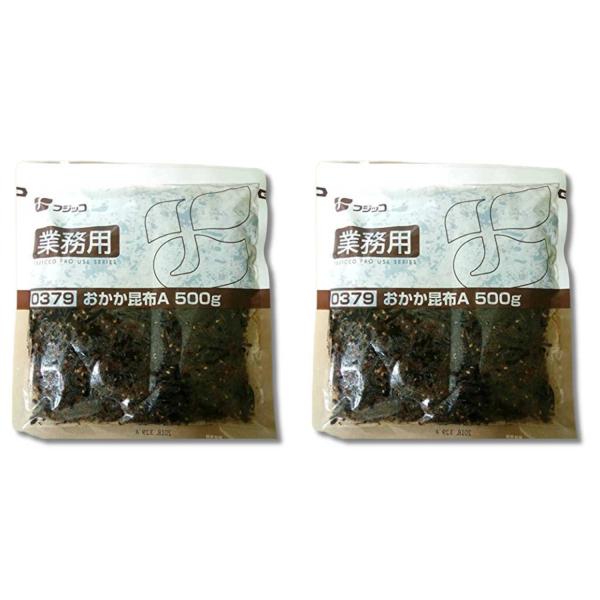 2個セット フジッコ 業務用 おかか昆布A 500g