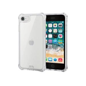 エレコム PM-A22SZEROT2CR iPhone SE 第3世代 第2世代 8 7 ケース ZEROSHOCK インビジブル ELECOM