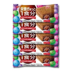 5個セット 江崎グリコ バランスオンminiケーキチョコブラウ 1個