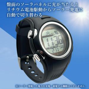腕時計 電波ソーラー腕時計 メンズ デジタル ...の詳細画像2
