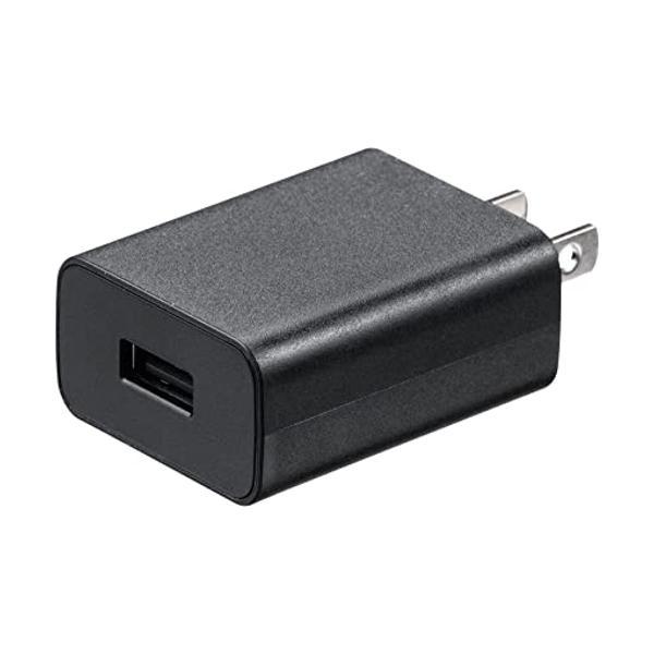 サンワサプライ ACA-IP87BK USB充電器（2A・ブラック）