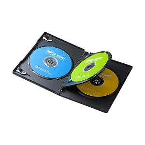 サンワサプライ DVD-TN3-03BKN DVDトールケース（3枚収納・3枚セット・ブラック）｜bestone1
