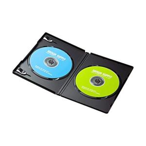 サンワサプライ DVD-TN2-03BKN DVDトールケース（2枚収納・3枚セット・ブラック）｜bestone1