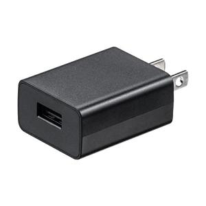 サンワサプライ ACA-IP86BK USB充電器（1A・ブラック）｜bestone1