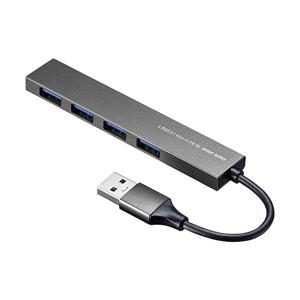 サンワサプライ USB-3H423SN USB3.2 Gen1 4ポート スリムハブ｜bestone1