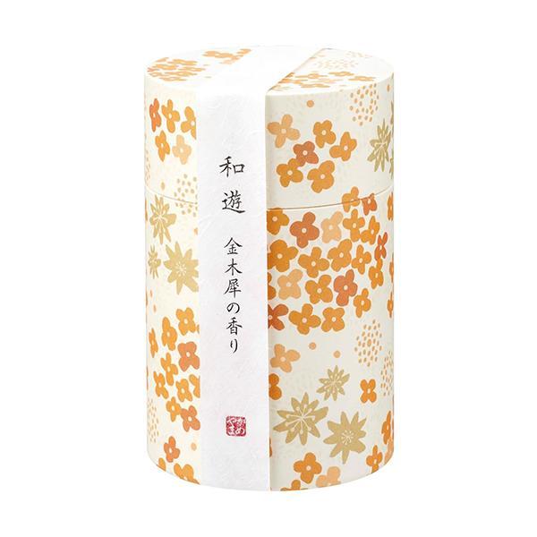 カメヤマ I20120108  和遊(わゆう) 金木犀の香り 線香 筒箱タイプ お線香 ミニ寸 I2...