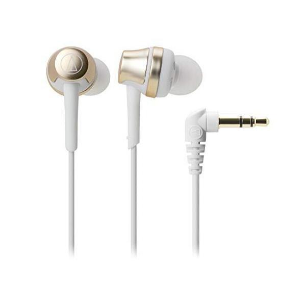 audio-technica SoundReality カナル型イヤホン シャンパンゴールド ATH...