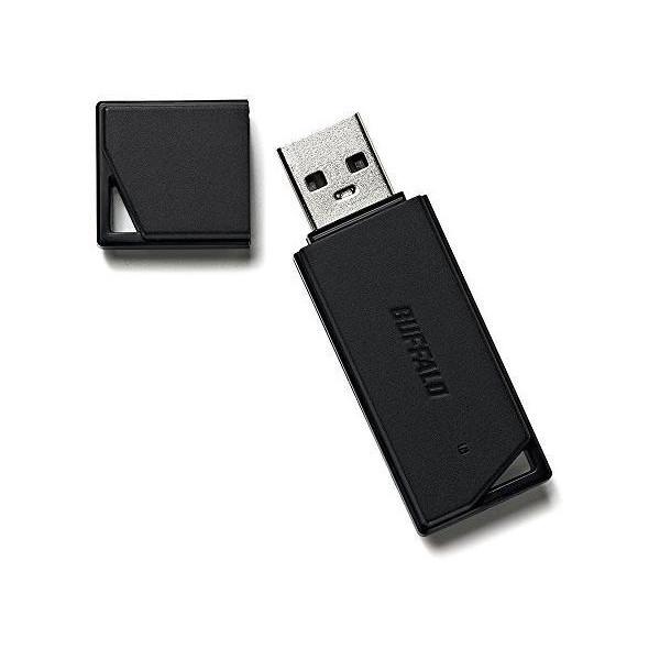 BUFFALO USB2.0 どっちもUSBメモリー 64GB ブラック RUF2-KR64GA-B...