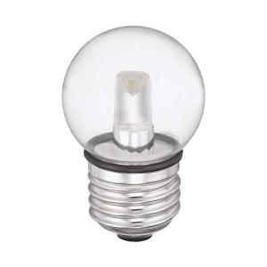 ELPA 防水型LED装飾電球 ミニボール球形 口金直径26mm G40 クリア電球色 LDG1CL-G-GWP256｜bestone1