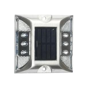 ソーラーライト 道路鋲 ライト ホワイト LED 充電 道路